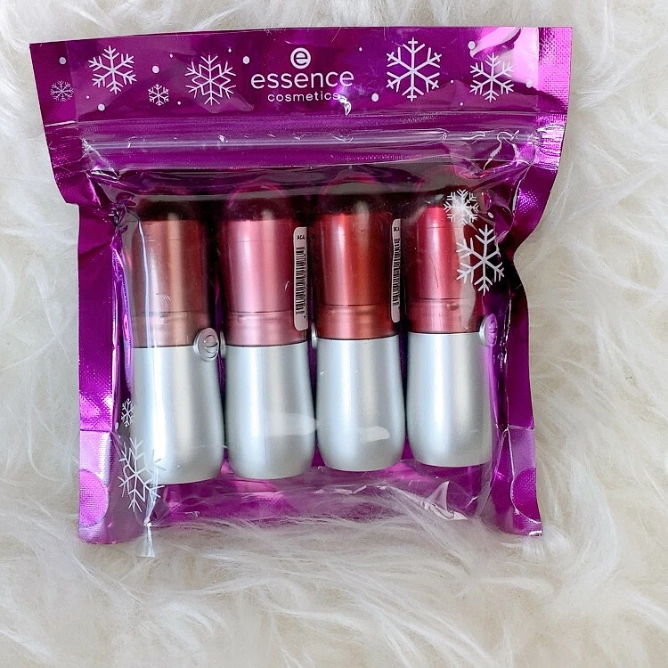 Essence Cosmetics 4pk Velvet Matte Lipstick Pink Nude Neutral Shades - Image 1 of 4