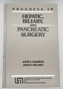 Hepatic Biliary & Pancreatic Surgery John Najarian Medical Pancreas Book - Picture 1 of 3
