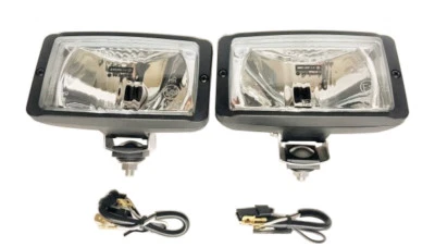 2x Scheinwerfer 12V/24V Halogen Zetor Traktor SUV Universal Fernlicht H3 - Bild 1 von 4