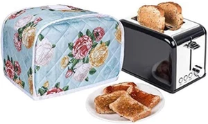Toaster Cover for 2 Slice Bread Maker - Quilted Kitchen Small Appliance Cover - Picture 1 of 12