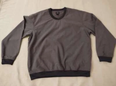 Dockers Golf Pullover Windshirt Mens Large gray black Plaid  - Image 1 of 4