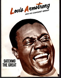 LOUIS ARMSTRONG Satchmo el Gran Programa de Souvenir - Imagen 1 de 4