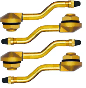 4 Double Bend Tubeless Truck Tyre Valves (V3-14-2) -15.9mm Rim Hole - 100mm Long - Picture 1 of 4
