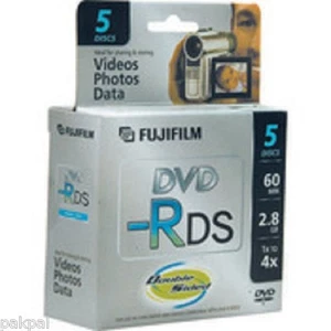 4 5PK 20PCS FUJI MINI DVD-R DS 2.8GB,4X,MINI CASECAMCORDER DISCS #25302910 SALE - Picture 1 of 4