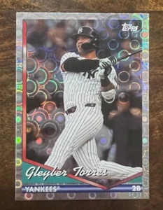 2024 Topps Archives Gleyber Torres Foilboard Endcap Bersaglio Esclusivo SP #236 NYY - Foto 1 di 2