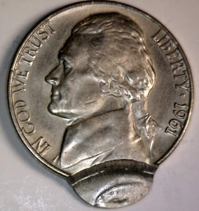 1961 ERROR DOUBLE STRUCK Jefferson Nickel CH AU Coin Nice Doub. Strike LOT #1 NR - Picture 1 of 4