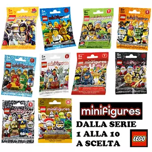 LEGO MINIFIGURES SERIE A SCELTA DA 1 A 10 1-2-3-4-5-6-7-8-9-10 8683 8684 8803ecc - Foto 1 di 132