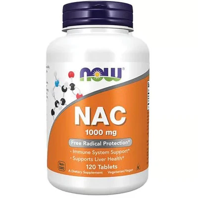 NOW Foods Nac 1,000 mg 120 Tabs - Image 1 of 2