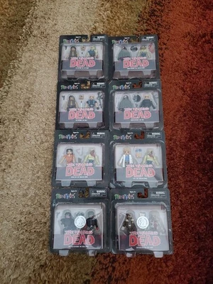 The Walking Dead Minimates Serie 4 Set Completo Toysrus Exclusivos Terror Lote Foto 1 de 2