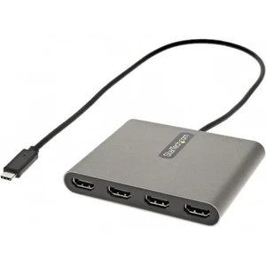 Startech USBC2HD4 4 PORT USB C TO HDMI ADAPTER DONGLE USB-C TO QUAD HDMI DISPLAY - Picture 1 of 1