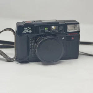 Vintage Ricoh AF-5 35mm Film Camera Japan Point Shoot Rikenon Lens Flash Strap - Picture 1 of 8