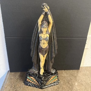 Rare Egyptian Goddess Statue with Heavy Marble Base - Picture 1 of 14