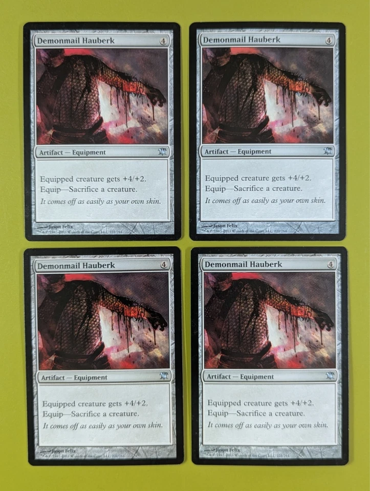 Demonmail Hauberk x4 Innistrad 4x Playset Magic the Gathering MTG - Image 1 of 1