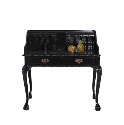 Damensekretär Antik Sekretär Bürotisch Schreibtisch Massivholz Schreibsekretär - Bild 1 von 4