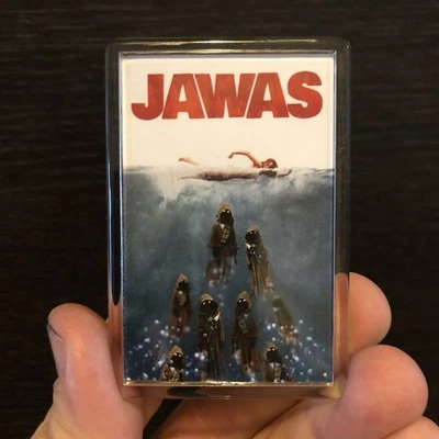 Jawas 星球大战大白鲨冰箱磁铁 2.75x 1.75 英寸模仿艺术 — 第 1/3 张图片