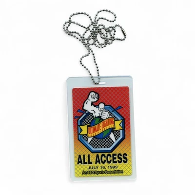 De colección UFC 21 All Access Credential Pass 1999 Maurice Smith Tsuyoshi Kosaka MMA SEG Foto 1 de 4