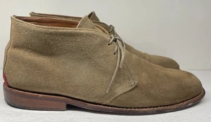 Gorilla Made In USA Tan Suede Lace-Up Desert Chukka Boots Mens Size 12 Preppy - Picture 1 of 13