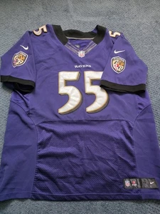Terrell Suggs Baltimore Ravens #55 Nike On-Field Jersey Black Mens Size 52 - Picture 1 of 6