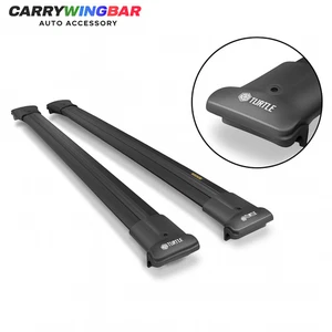 Roof Rack Cross Bars Black Set for BMW 3 Series E91 Touring 2005-2012 - Picture 1 of 11
