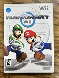 Mario Kart Wii (Nintendo Wii, 2008) Complete In Box CIB Super Clean Copy Tested - Picture 1 of 4