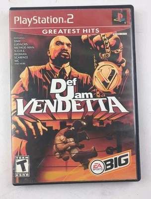 Def Jam Vendetta PlayStation 2 PS2 No Manual Red Label Greatest Hits Tested - Image 1 of 4