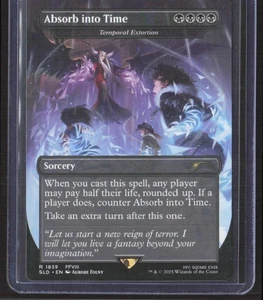 MTG Final Fantasy ABSORB INTO TIME Temporal Extortion #1859 Secret Lair Magic - Bild 1 von 2