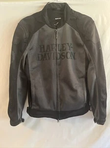 Harley Davidson Herren leichte Mesh Jacke M Willie G Skull mit HD Pads - Bild 1 von 9