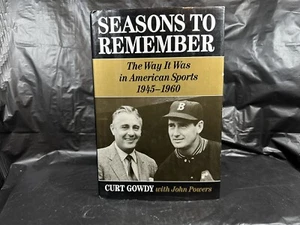 Seasons To Remember: The Way It Was 1945-1960 by Curt Gowdy 1993 Hardcover VG - Picture 1 of 3