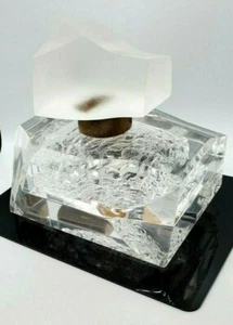 Lucite Acrylic Sculpture Jewelry Trinket Box Signed Alicia Very Rare Vintage - Picture 1 of 12
