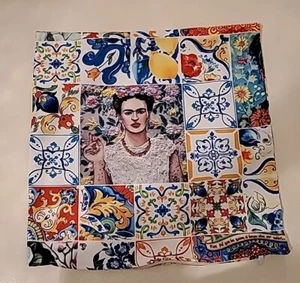 Kissenhülle Art Graffiti Frida Kahlo Handmade Handarbeit NEU 40X40CM Weihnachten - Bild 1 von 4