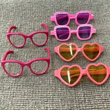 6PCS 18'' American Girl CYO Create Your Own Hear Shape Jewel Sunglasses Toys 