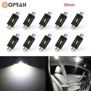 10 Piezas Bombillas LED Blanco Frío 39mm Interior Coche Cúpula Festón Lámparas 12V - Imagen 1 de 6