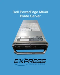 Dell PowerEdge M640 Blade 1x Silver 4110 2.1Ghz 8C 8GB No HDDs PERC S140 - Picture 1 of 1