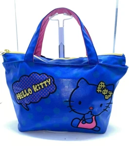 Sanrio Hello Kitty Blue Metallic Small Handbag Bag Purse 2011 - Picture 1 of 10