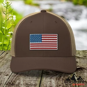 American Flag Patriotic USA Trucker Hat for Men Women - Picture 1 of 32
