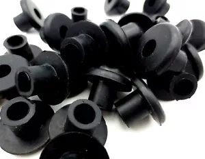 Ajuste de orificio de 3/8", gestión de cables de buje de goma, tiene orificio pasante de 1/4", envío gratuito - Imagen 1 de 12