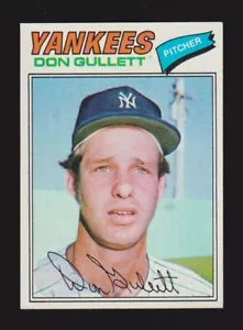 1977 TOPPS #15 Don Gullett NEW YORK YANKEES EX+ A - Picture 1 of 2