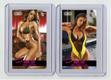 Viki Odintcova rare MH Rope Cut #'d x/3 Tobacco card no. 780