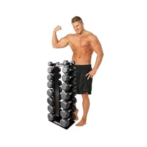 8,Pair Vertical Dumbbell Rack, Space Saving Design with Protective Coating - Picture 1 of 6