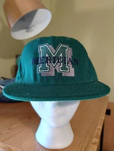 Vintage Meridian Snapback Mütze Grün USA - Bild 1 von 7