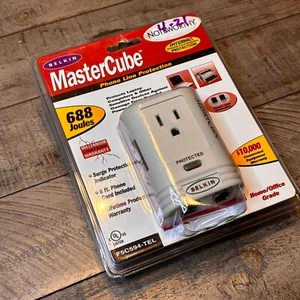 NIP Belkin (F5C594-TEL) 688 Joules MasterCube Phone Line Protection - Picture 1 of 7