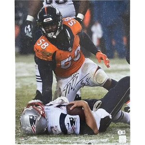 Von Miller Autographed/Signed Denver Broncos 16x20 Photo Beckett 48695 - Picture 1 of 4