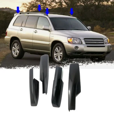 Roof Rack Rail Protection Covers for Toyota Highlander XU20 2001 2002 2003-2007 Foto 1 de 4