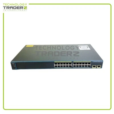 WS-C2960-24TT-L V10 Cisco Catalyst 2960 V10 24-Port Ethernet Switch 800-29859-06 - Image 1 of 3