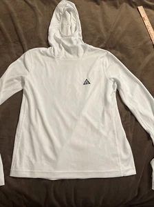 Nike ACG Hoodie Women's L Dri-Fit Pullover Long Sleeve UPF 40+ White DV9538-121 - Picture 1 of 12