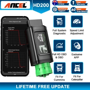 Heavy Duty Truck Scanner for Caterpillar Cummins Speed Limit Reset Adjustment - Picture 1 of 10