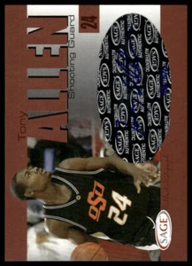 2004 SAGE #A1 Tony Allen Autographs Bronze #/370 - Picture 1 of 2