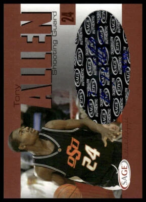 2004 SAGE #A1 Tony Allen Autographs Bronze #/370 - Image 1 of 2