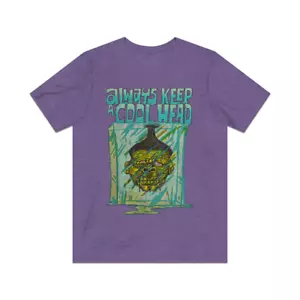 Always Keep a Cool Head 1968 Vintage Men's T-Shirt - Picture 1 of 42
