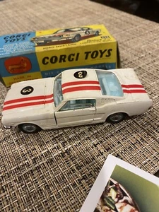 CORGI TOYS FORD MUSTANG NUMBER 325 MINT CONDITON WILL GO FAST - Picture 1 of 3